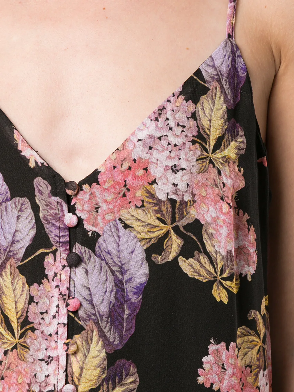 We Are Kindred Onderjurk met bloemenprint Zwart