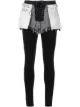 Image 1 of UNRAVEL PROJECT contrast slim-fit trousers