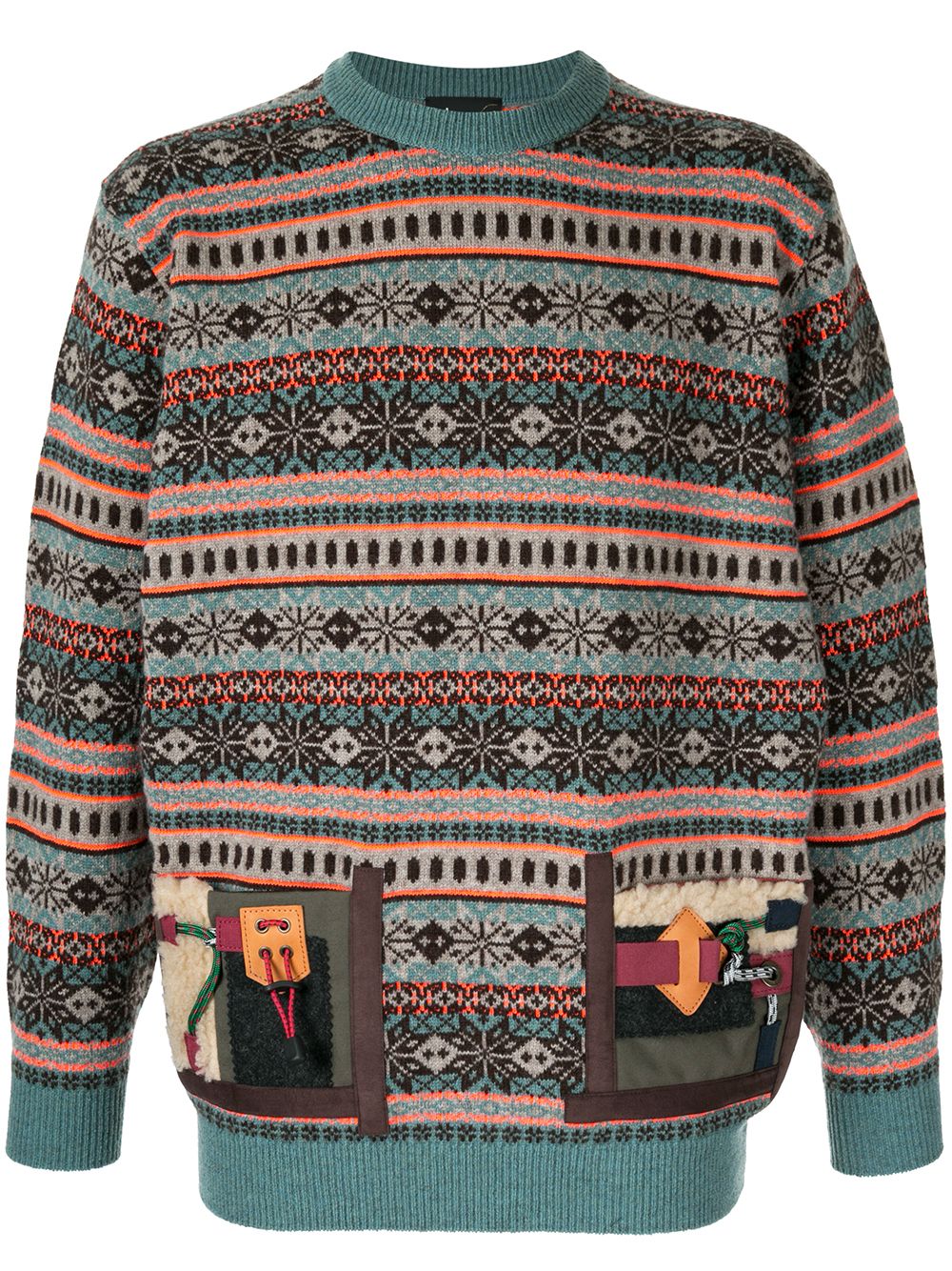 фото Kolor Fair Isle knit jumper