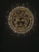Young Versace فستان بشعار مرصع