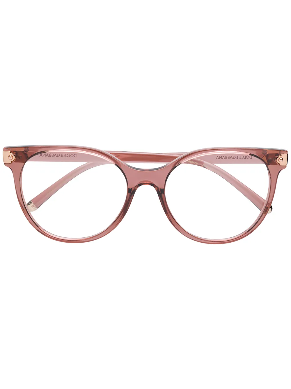 Dolce & Gabbana Eyewear очки в круглой оправе