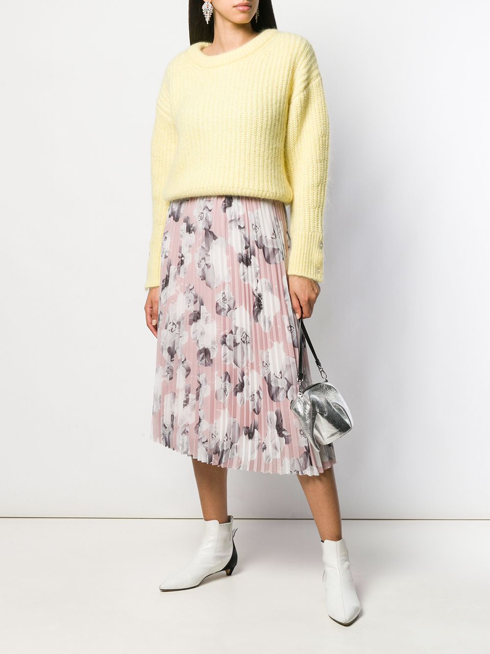 фото Karl lagerfeld юбка с цветочным принтом