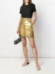 Image 2 of MSGM metallic pencil mini skirt