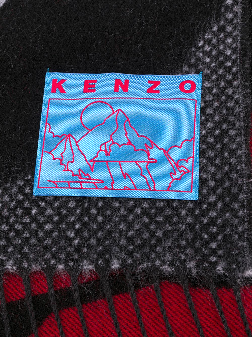 фото Kenzo шарф с контрастным логотипом