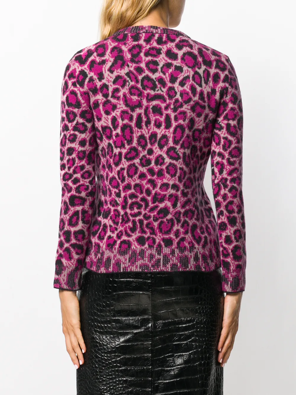  Alberta Ferretti Pullover Mit Print   Rosa 