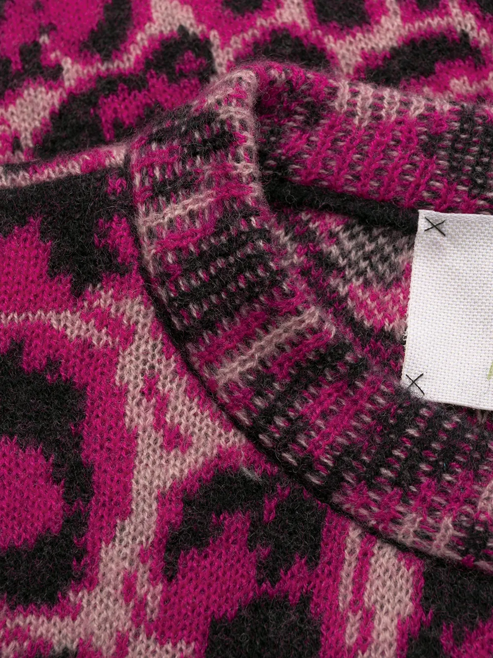 Alberta Ferretti Trui met kattenprint Roze