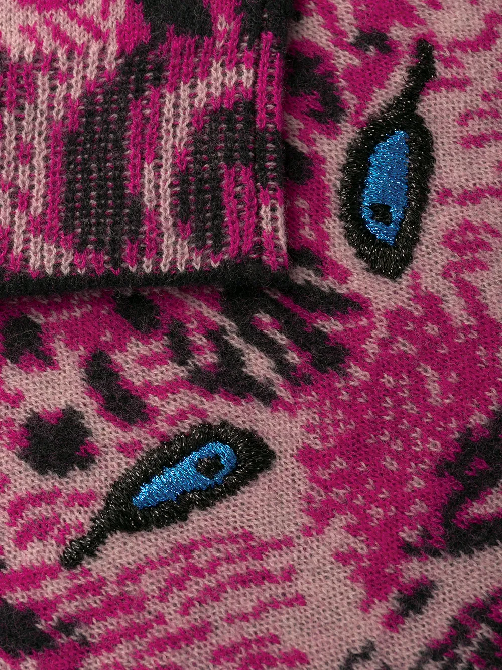 Alberta Ferretti Trui met kattenprint Roze