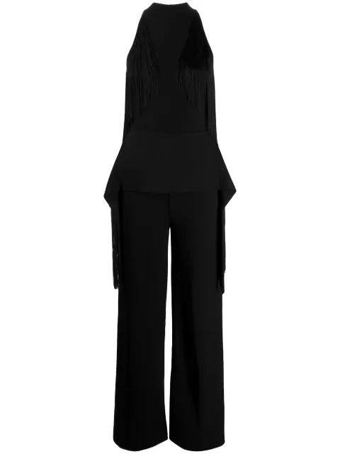 Stella McCartney fringe-trim sleeveless jumpsuit