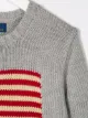 Ralph Lauren Kids كنزة منسوجة مزينة بعلم أمريكا