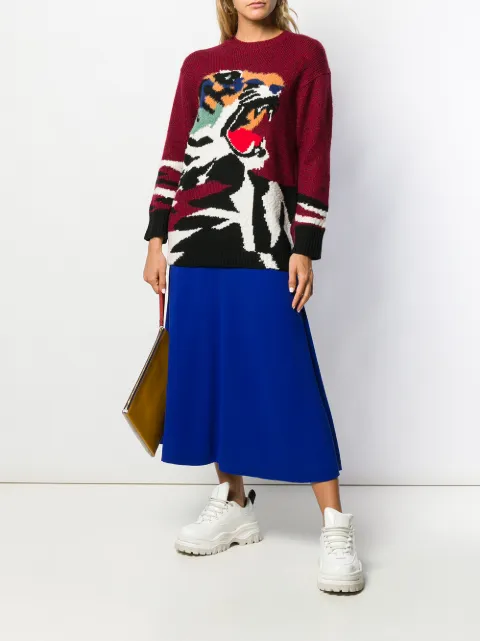 KENZO OVERSIZED-PULLOVER MIT TIGER