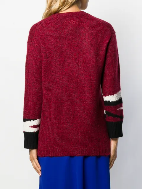 KENZO OVERSIZED-PULLOVER MIT TIGER