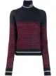 Image 1 of Nº21 striped roll neck jumper