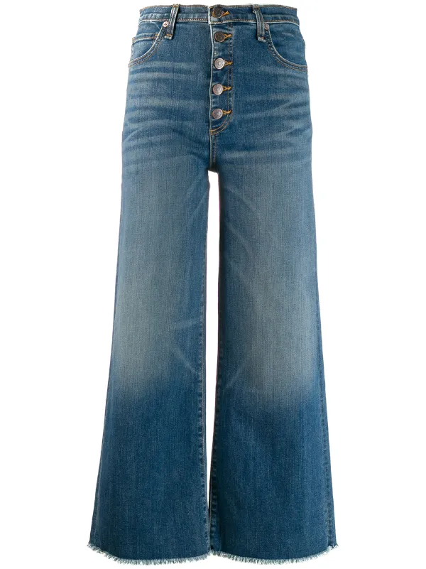 veronica beard high waisted flare jeans