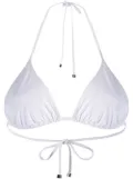 Dolce & Gabbana triangle bikini top - White