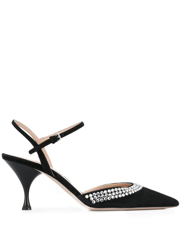 miu miu suede pumps