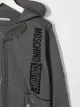 Moschino Kids كنزة بغطاء رأس وطبعة شعار