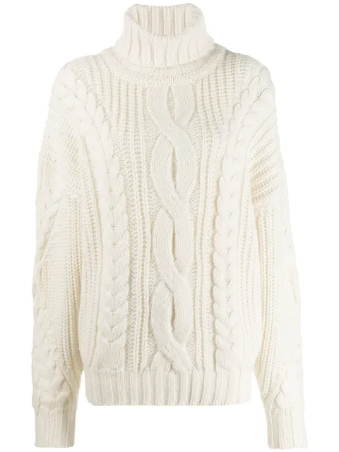 Circus Hotel chunky knit rollneck sweater
