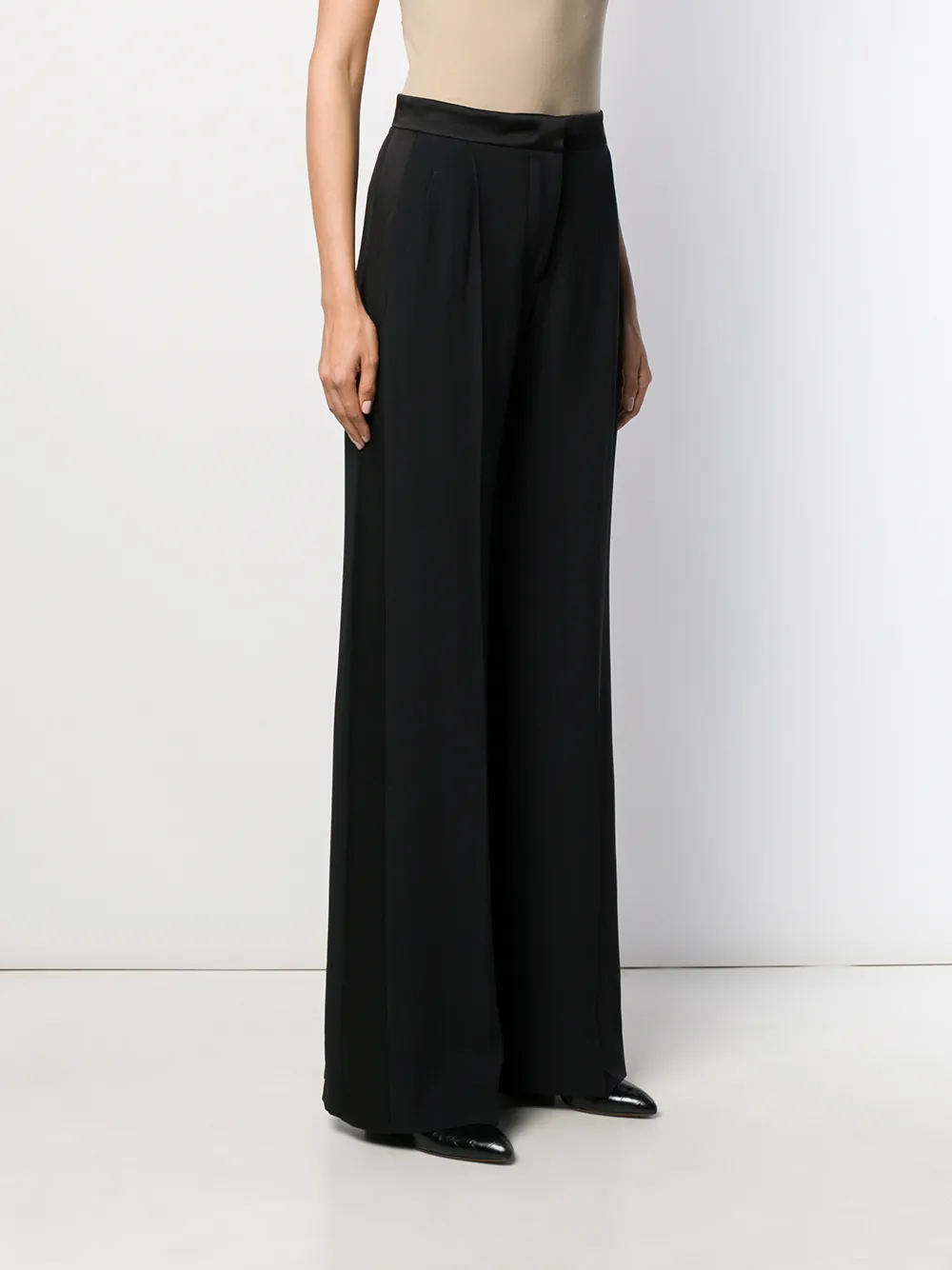 Alberta Ferretti Flared broek Zwart