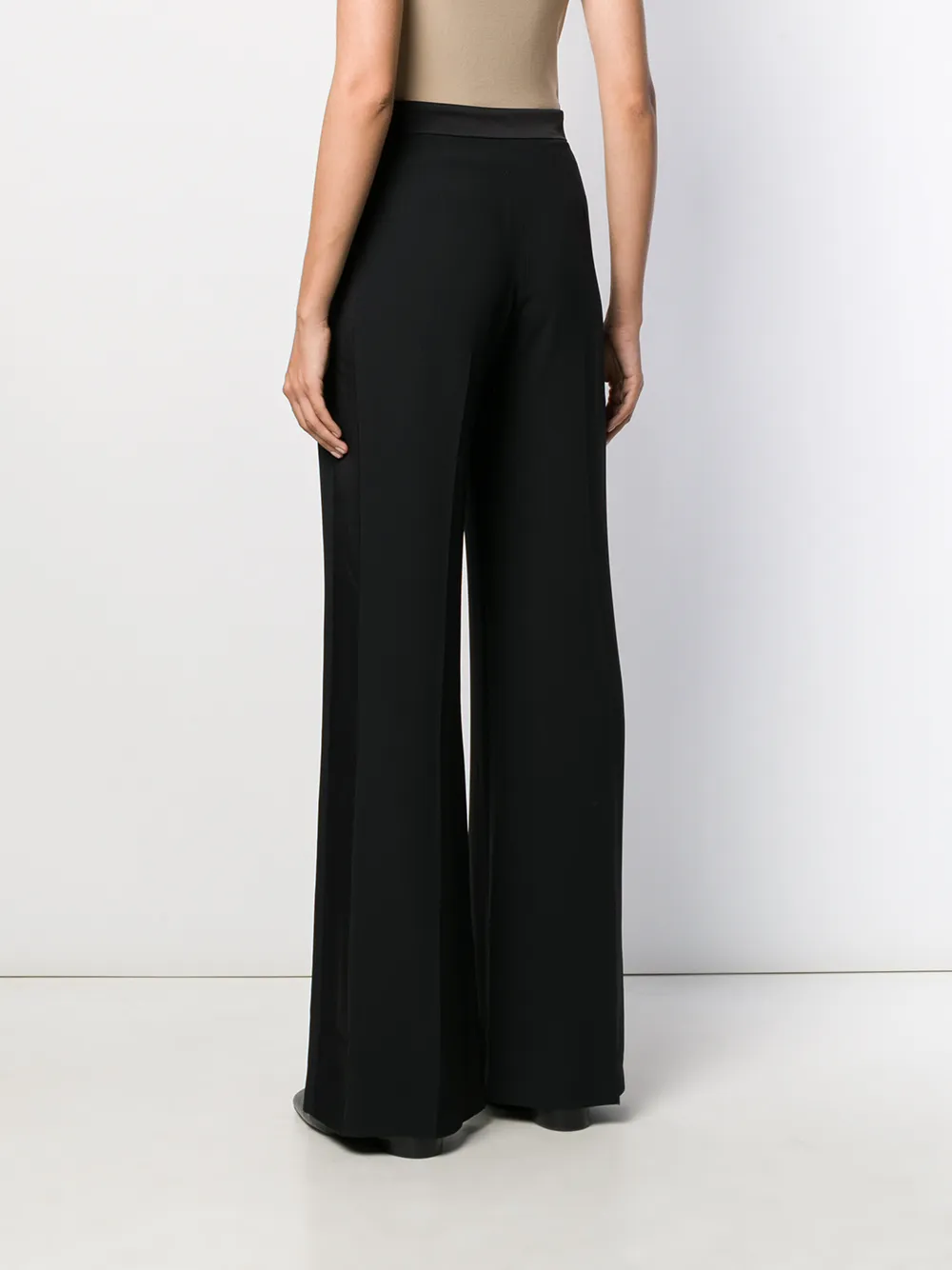 Alberta Ferretti Flared broek Zwart