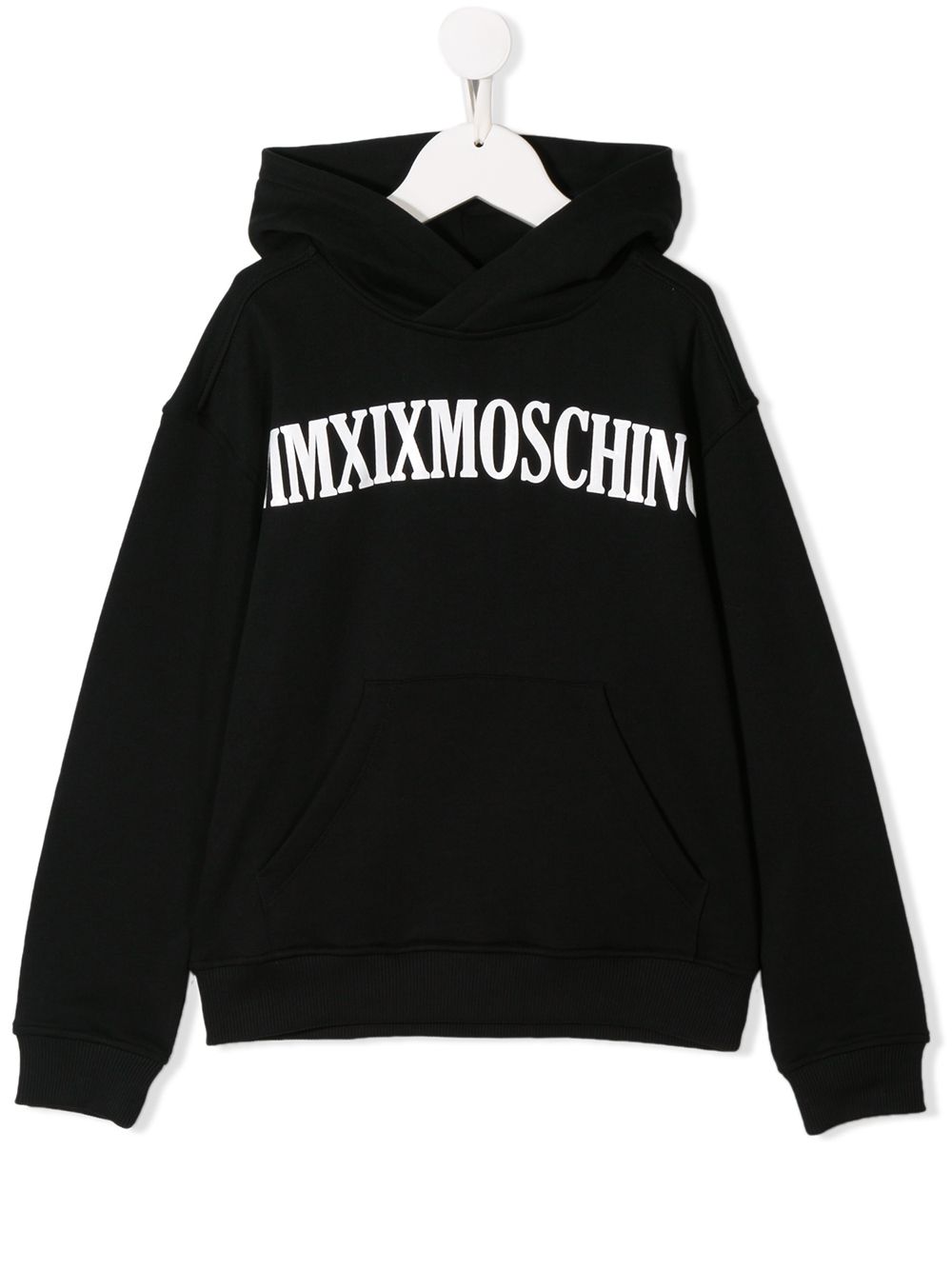 фото Moschino kids худи с принтом mmxix