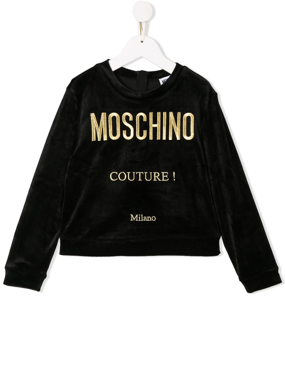 фото Moschino kids толстовка с вышитым логотипом