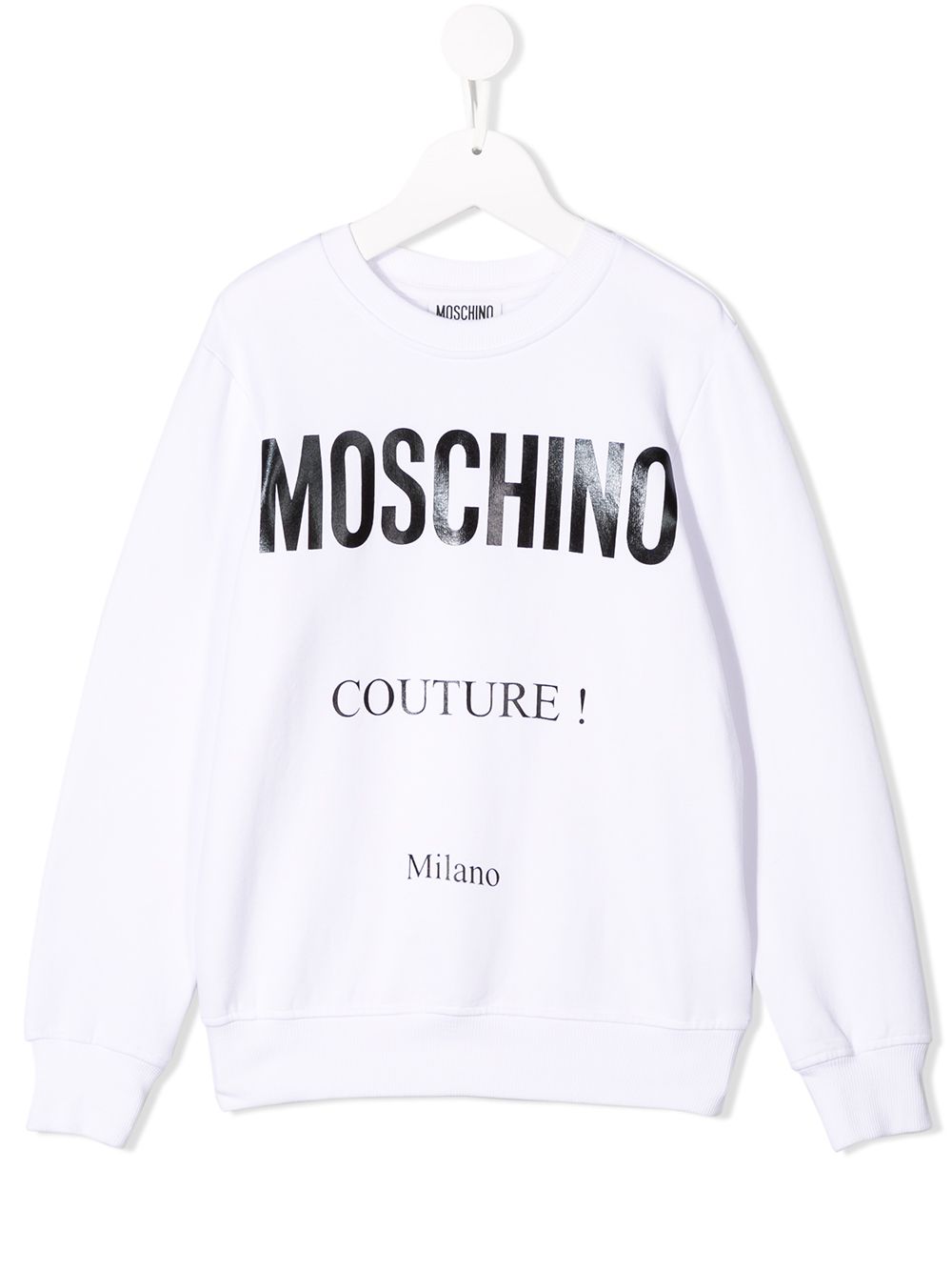 фото Moschino kids толстовка с принтом moschino couture