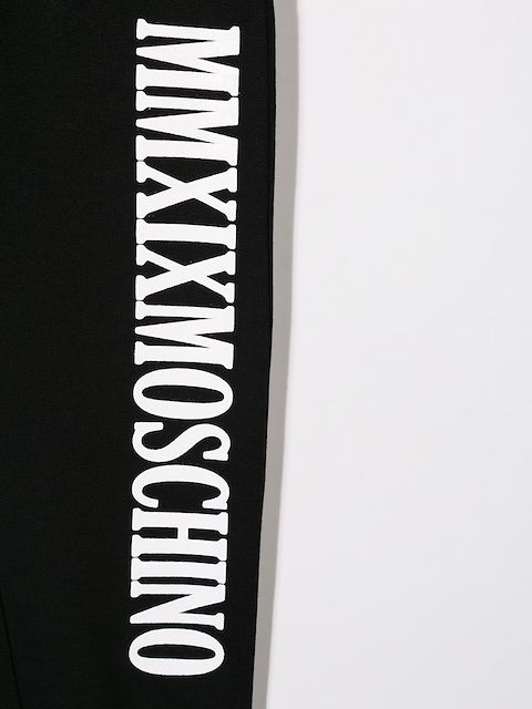 moschino tape cuffed track pants