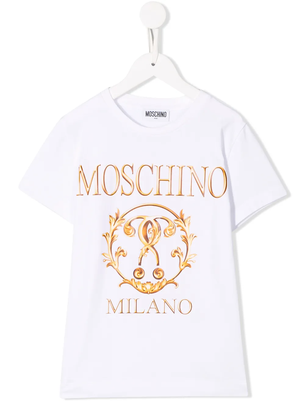 фото Moschino kids футболка с логотипом