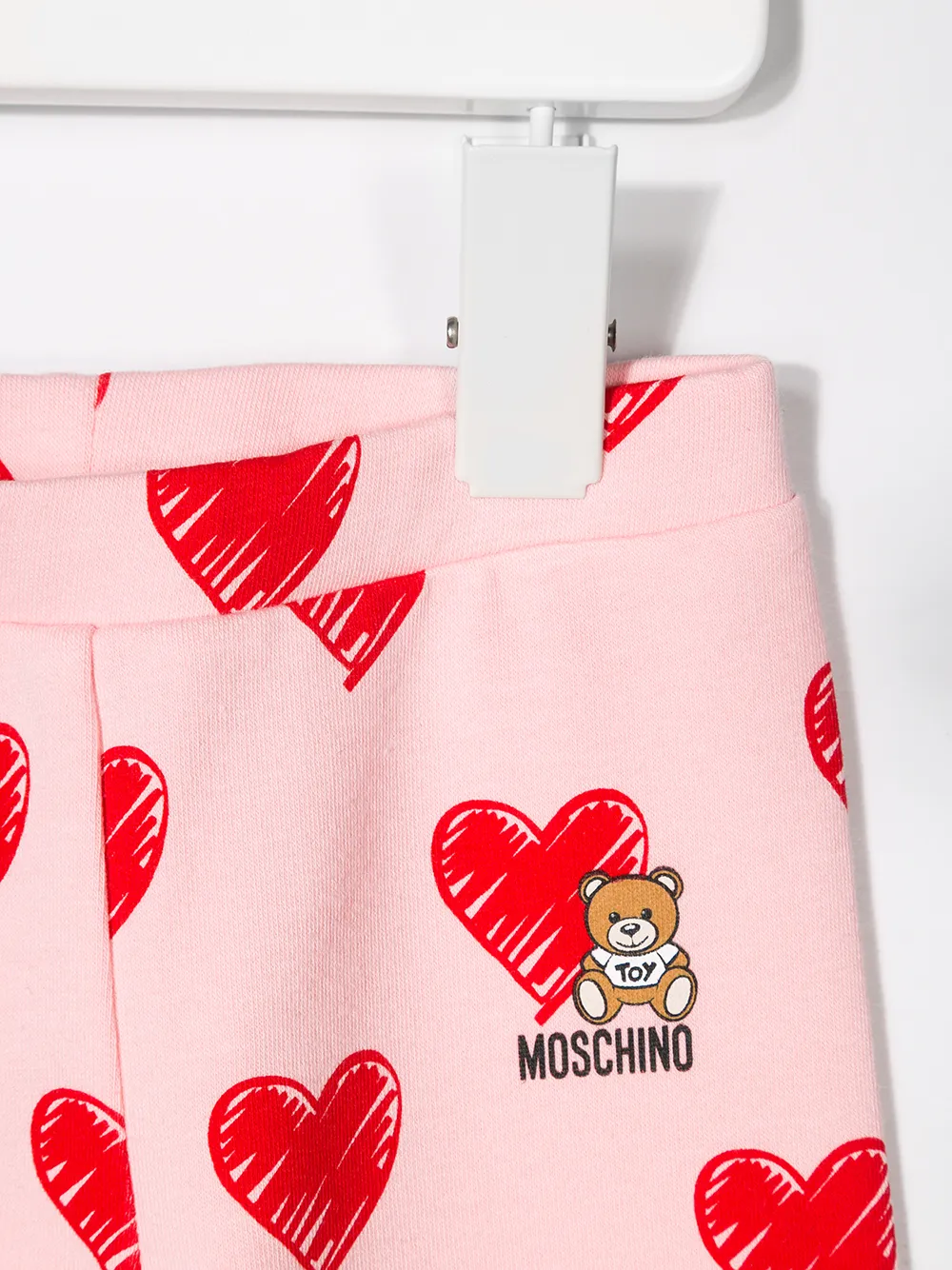 фото Moschino kids брюки с принтом