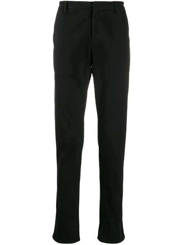 black slim fit chinos