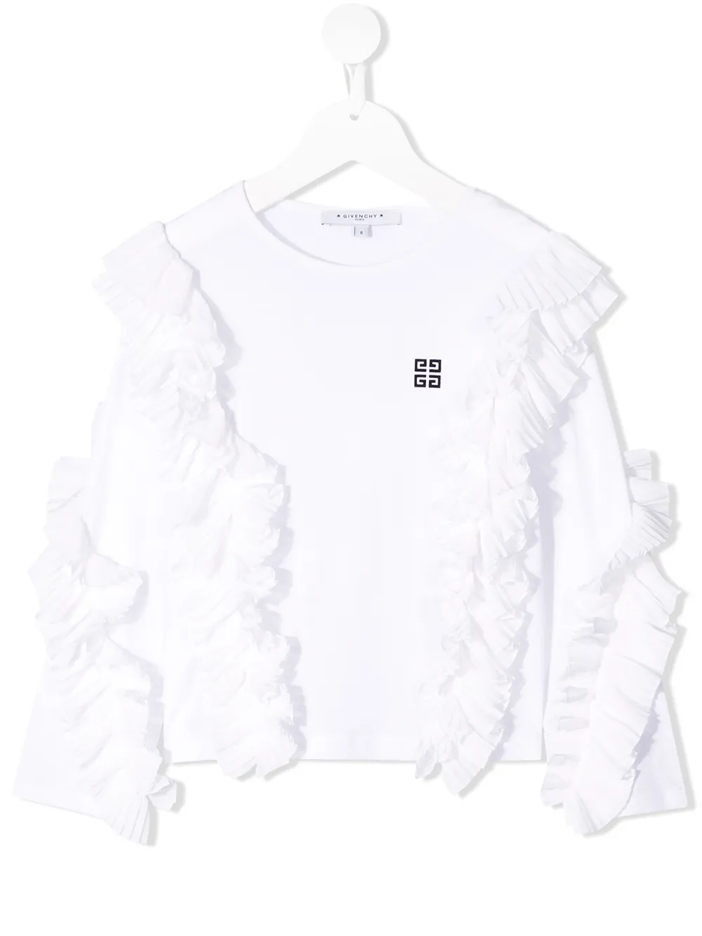 Givenchy Kids топ с оборками Givenchy Kids топ с оборками