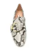 Bally snake-effect loafers