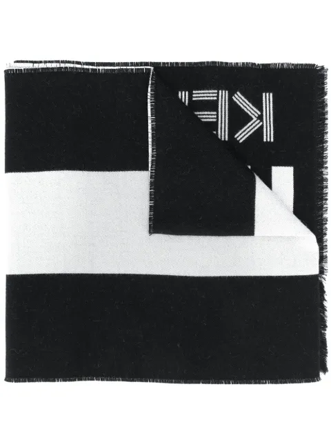 KENZO LOGO SCARF