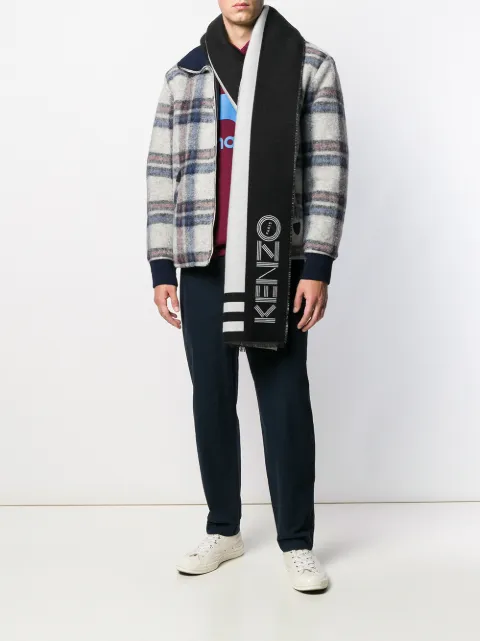 KENZO LOGO SCARF
