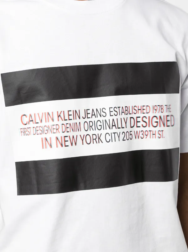 calvin klein est 1978 t shirt