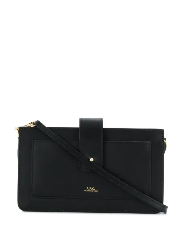 A.P.C. Albane Clutch | Black | FARFETCH