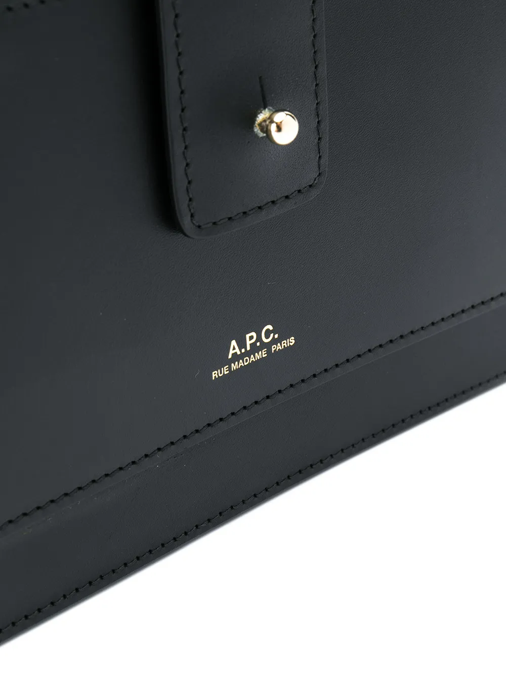 A.P.C. Albane clutch Zwart