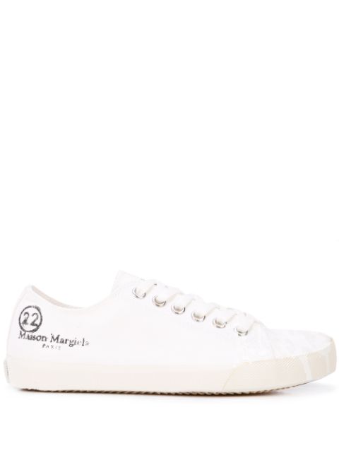 Maison Margiela Tabi paint-splatter sneakers Women