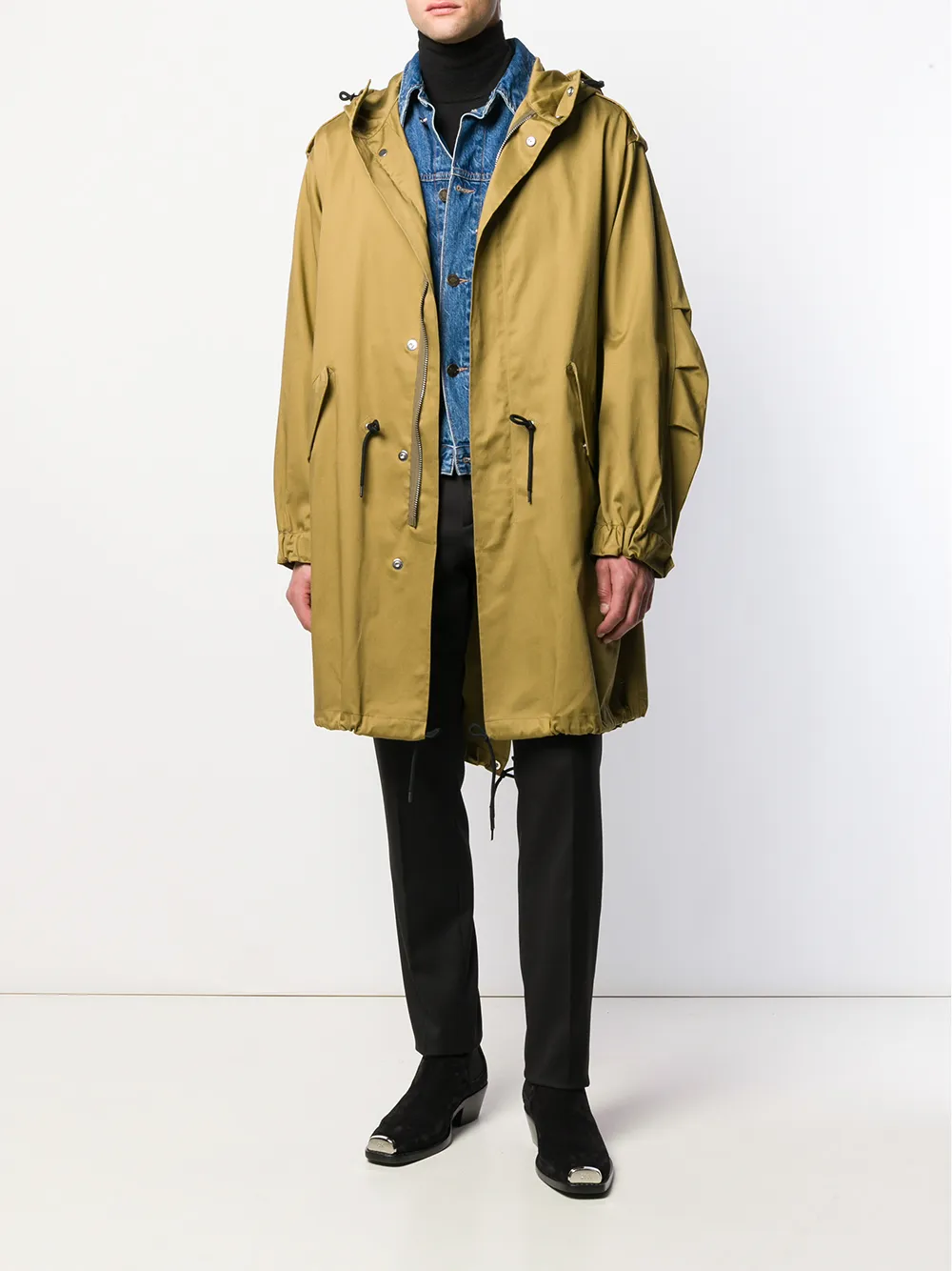  Givenchy 'address' Parka   Grün 