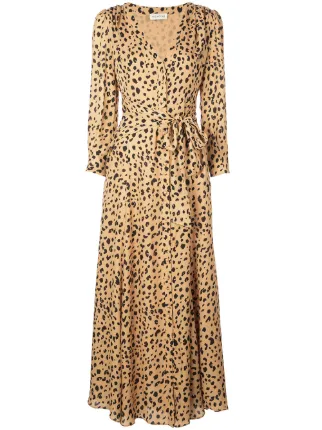 animal print day dress