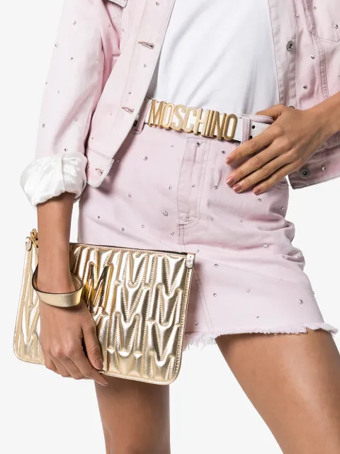 Moschino レザー ロゴ ベルト - Farfetch Moschino レザー ロゴ ベルト - Farfetch