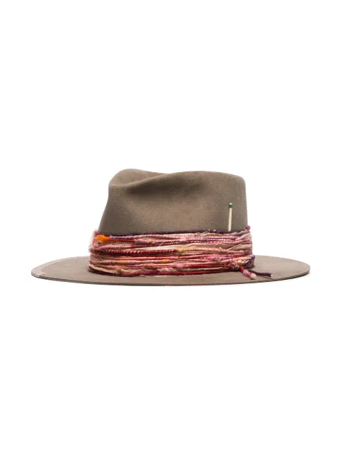 Nick Fouquet Banyan Fedora Hat In Brown