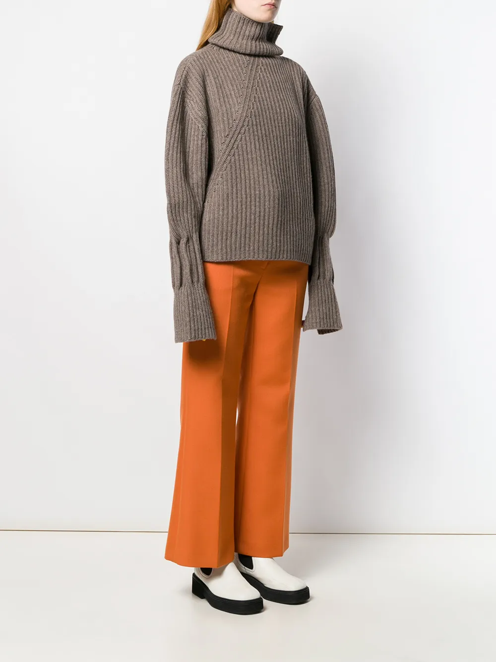  Jw Anderson Gerippter Pullover   Nude 