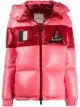 الصورة 1 من Moncler جاكيت منفوخ مزين بشعار ماركة