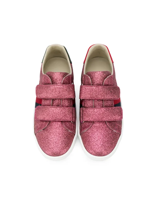 gucci glitter shoes pink