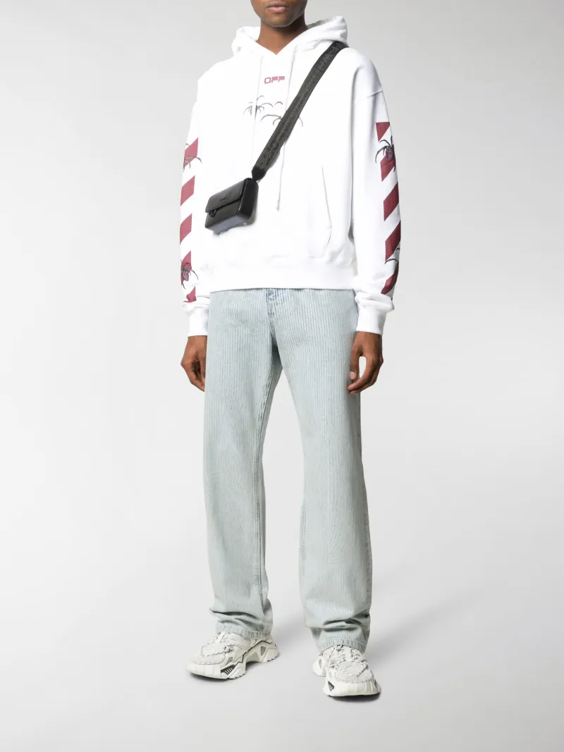 Off-White Spider Arrows hoodie white 