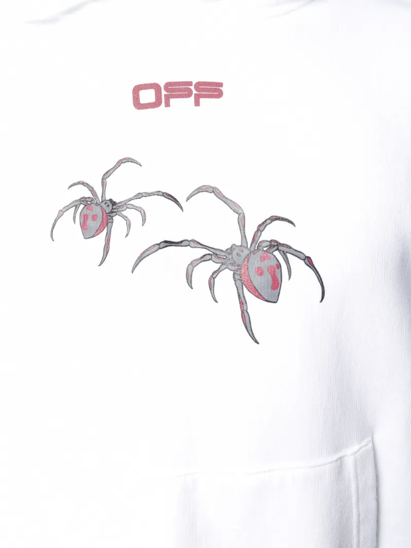 Off-White Spider Arrows hoodie white 