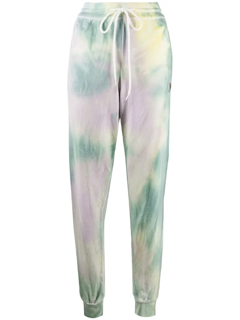 M Missoni Tie Dye Track Trousers In Blue
