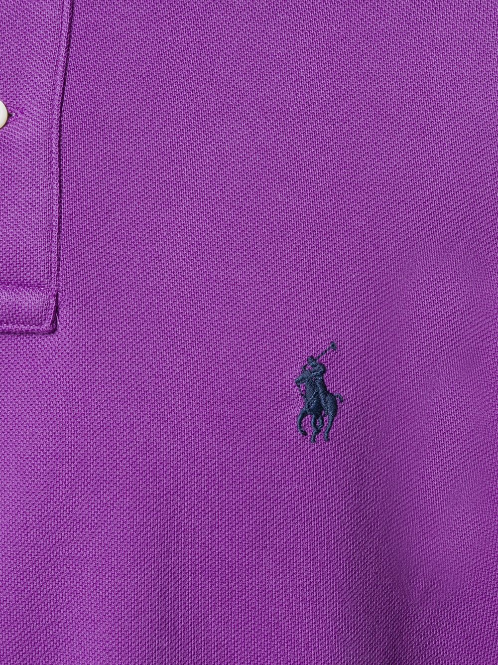 фото Polo ralph lauren рубашка-поло с вышитым логотипом