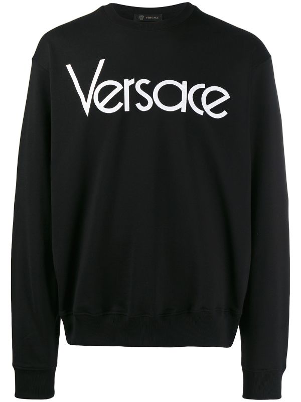 vintage versace logo sweatshirt